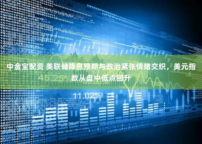 中金宝配资 美联储降息预期与政治紧张情绪交织，美元指数从盘中低点回升