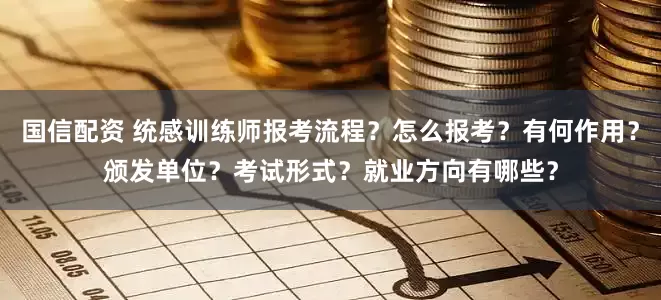 国信配资 统感训练师报考流程？怎么报考？有何作用？颁发单位？考试形式？就业方向有哪些？
